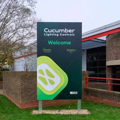 Cucumber lighting controls location
