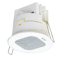 PIRSCRWIP PIR Switching Ceiling Sensor Recessed White RAL9010 IP65